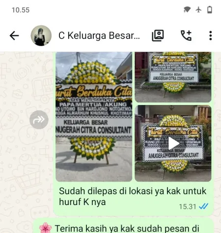 Pengiriman Papan Bunga Duka Singapadu Kaler Sukawati